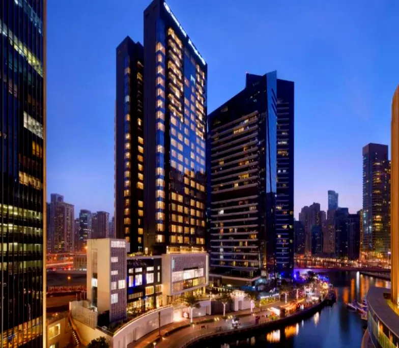 Crowne Plaza Dubai Marina carpet project by Shengyuan Carpet